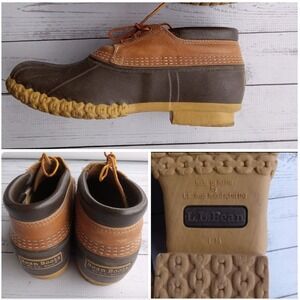 L.L. Bean Mens Vintage Gum Duck Boots Hunting Gorpcore Fishermancore Size I M